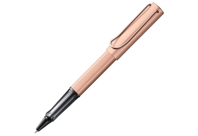 Tintenroller LAMY Lx rosegold Tintenroller Griff Alu Gehäuse Tintenrollermine M 63 von Lamy in Rosa – Produktfoto