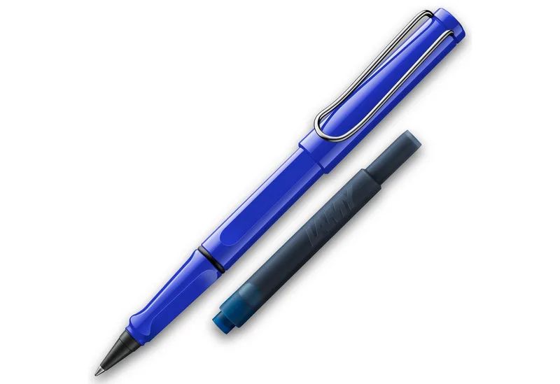 Tintenroller LAMY Tintenroller Safari ROLL-INK Füller ergonomisch mit löschbar från Lamy i Blå – produktbild
