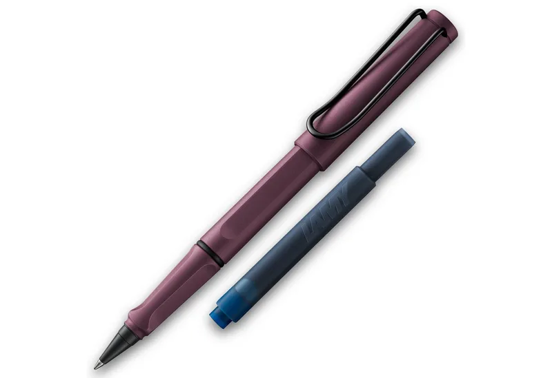 Tintenroller LAMY Tintenroller Safari Scarlet ROLL-INK Füller ergonomisch mit lösch de Lamy – photo produit