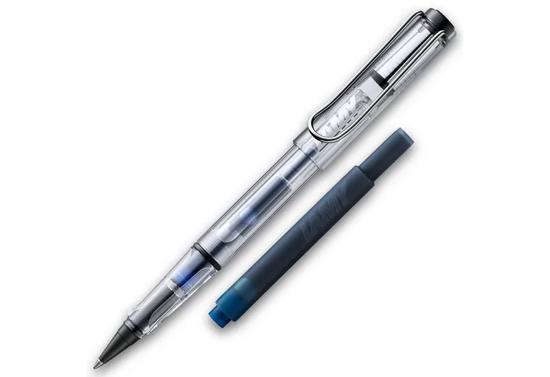 Tintenroller LAMY Tintenroller VISTA Transparent ROLL-INK Füller ergonomisch mit lö fra Lamy – produktbillede