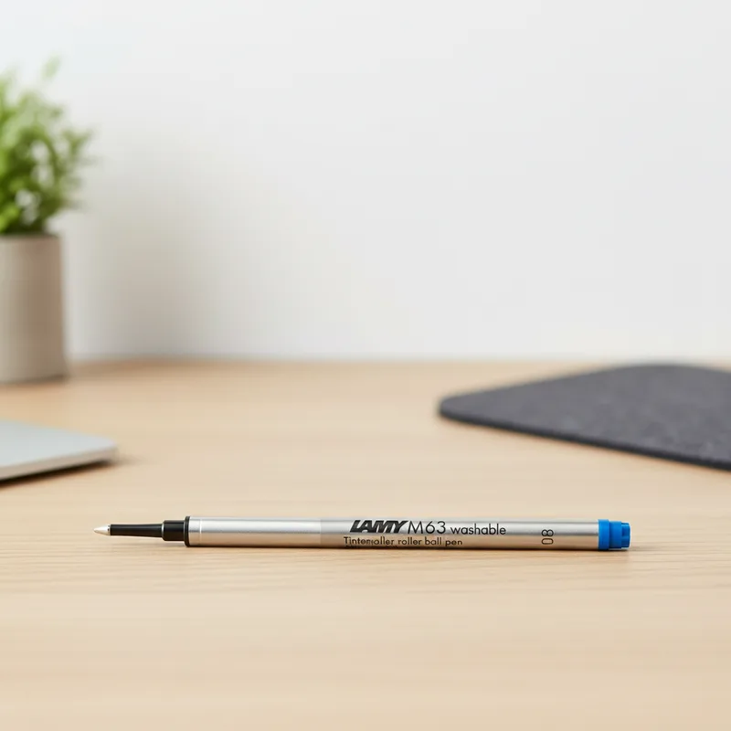 Tintenroller-Nachfüllung M63 B Blau von Lamy – Produktfoto