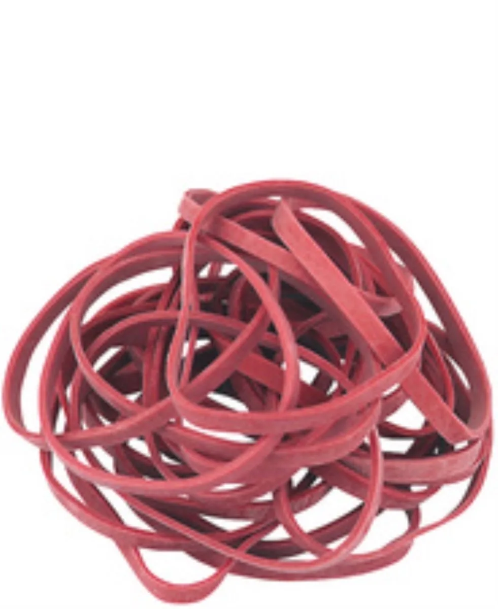 elastiekjes RONDELLA, 100×5 mm fra Läufer i Rød – produktbillede