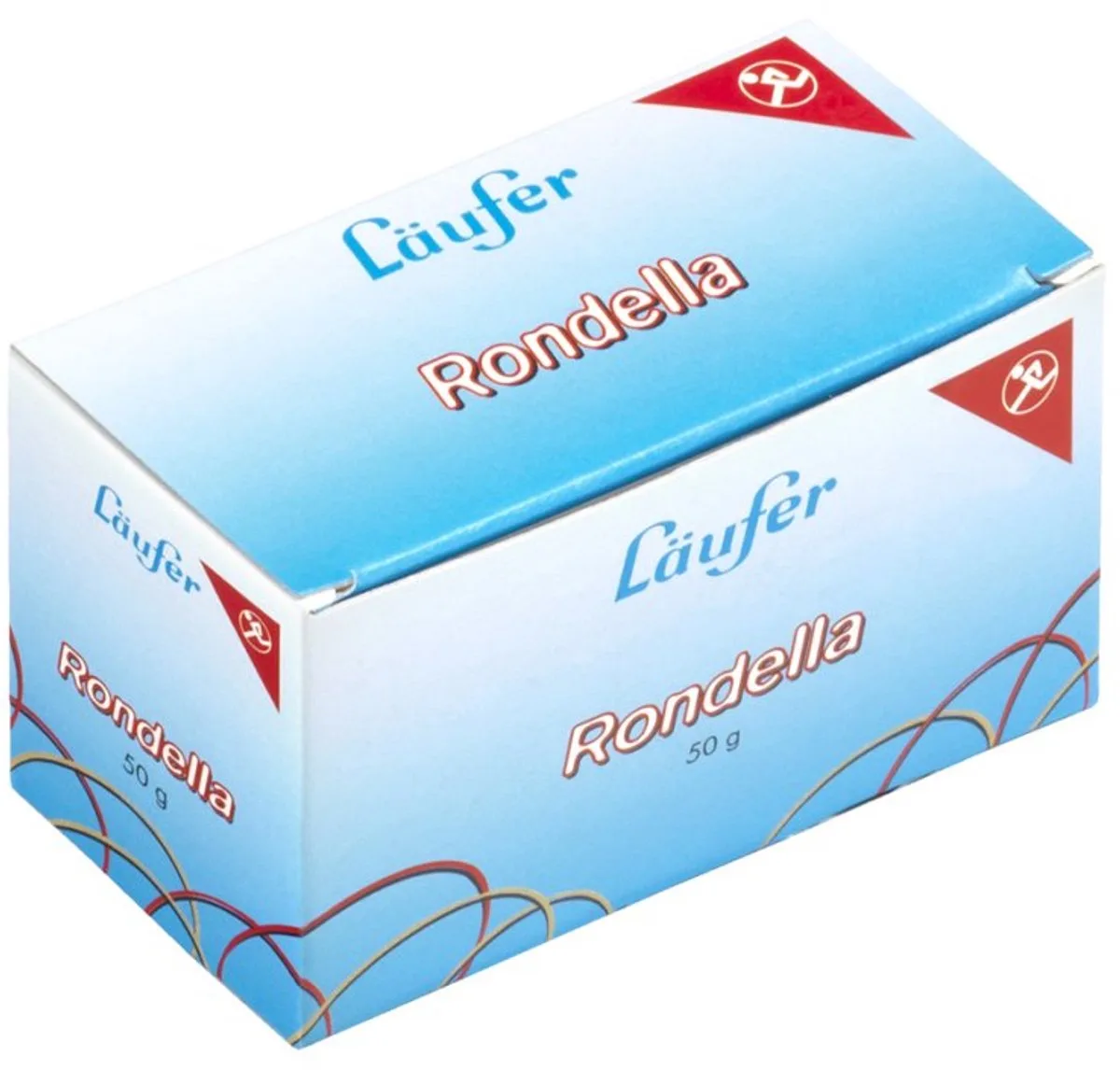 elastiekjes RONDELLA, rood, 80×2 mm fra Läufer – produktbillede