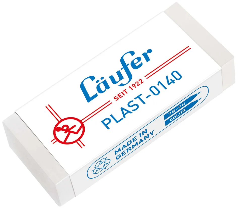 Kunststoff-Radierer PLAST-0140, transparent de Läufer – photo produit