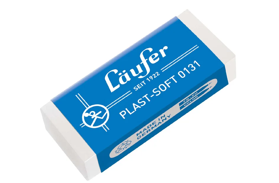 Kunststoff-Radierer PLAST SOFT fra Läufer – produktbillede