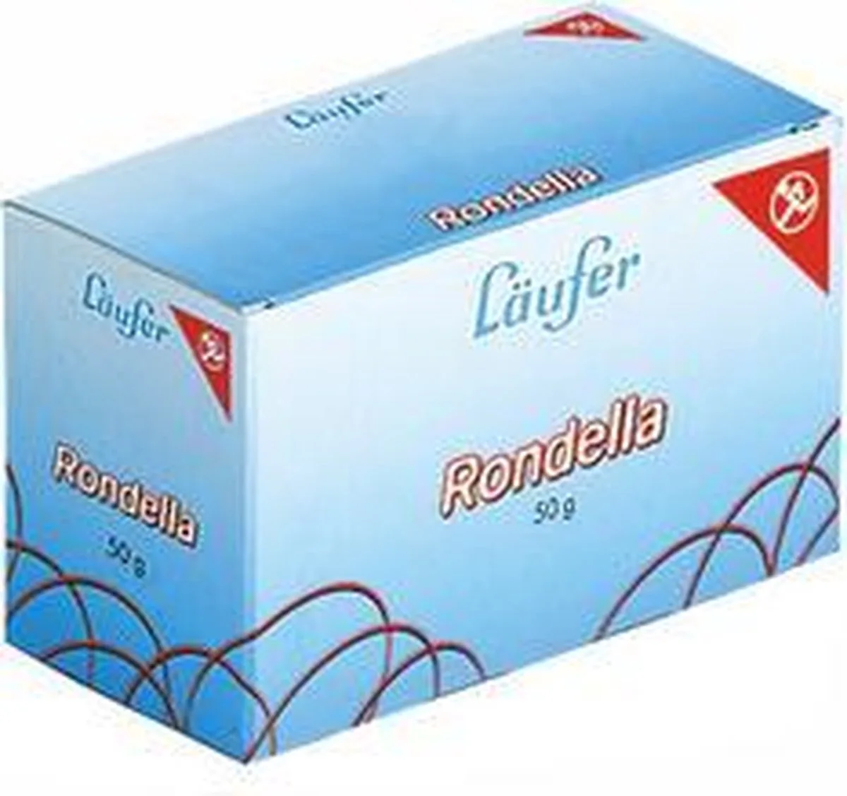 Runner RONDELLA elastiekjes in doos - 50 g, 200 x 6 mm fra Läufer i Hvid – produktbillede