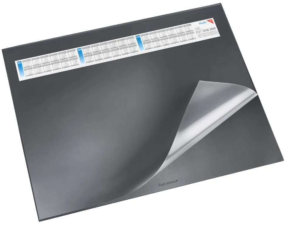 Schreibunterlage DURELLA DS, 520 x 650 mm, schwarz von Läufer – Produktfoto