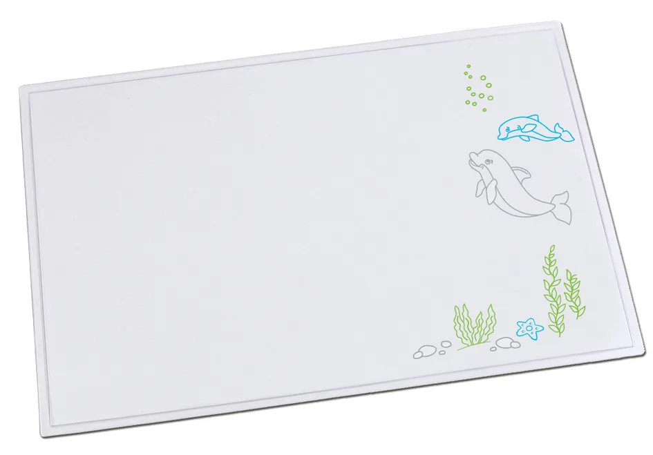 Schreibunterlage DURELLA EMOTION, Motiv: Delfin von Läufer – Produktfoto