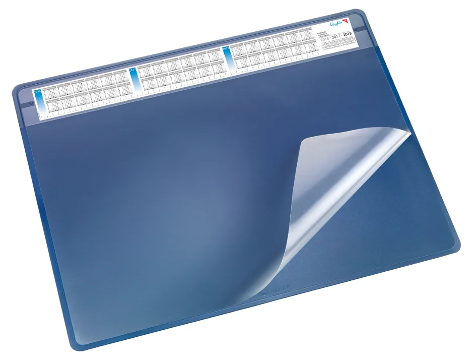 Schreibunterlage DURELLA SOFT, 500 x 650 mm, blau de Läufer – photo produit
