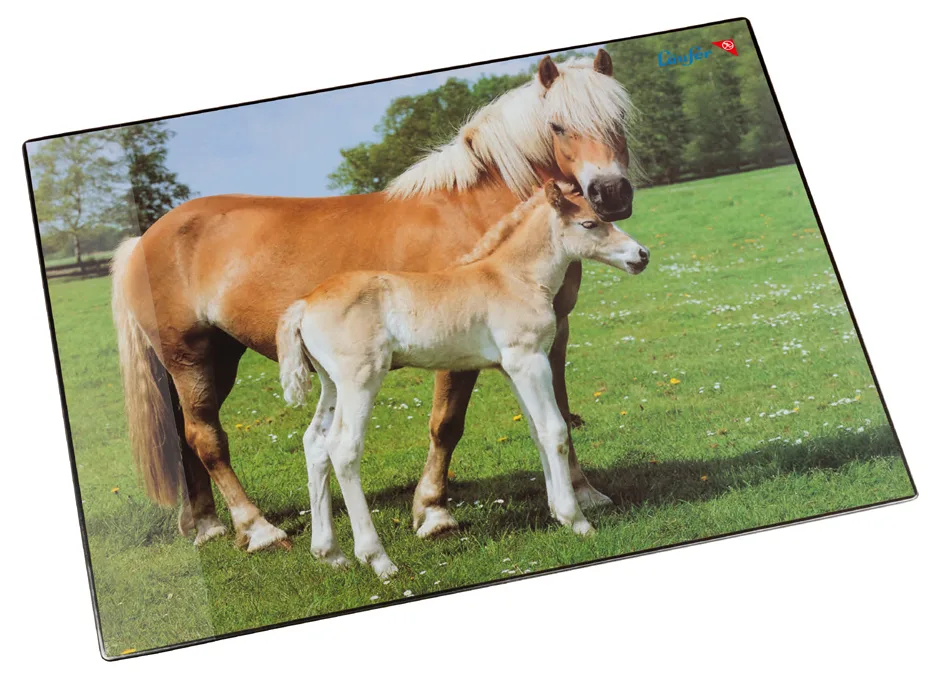 Schreibunterlage Pferd und Fohlen, 400 x 530 mm från Läufer – produktbild