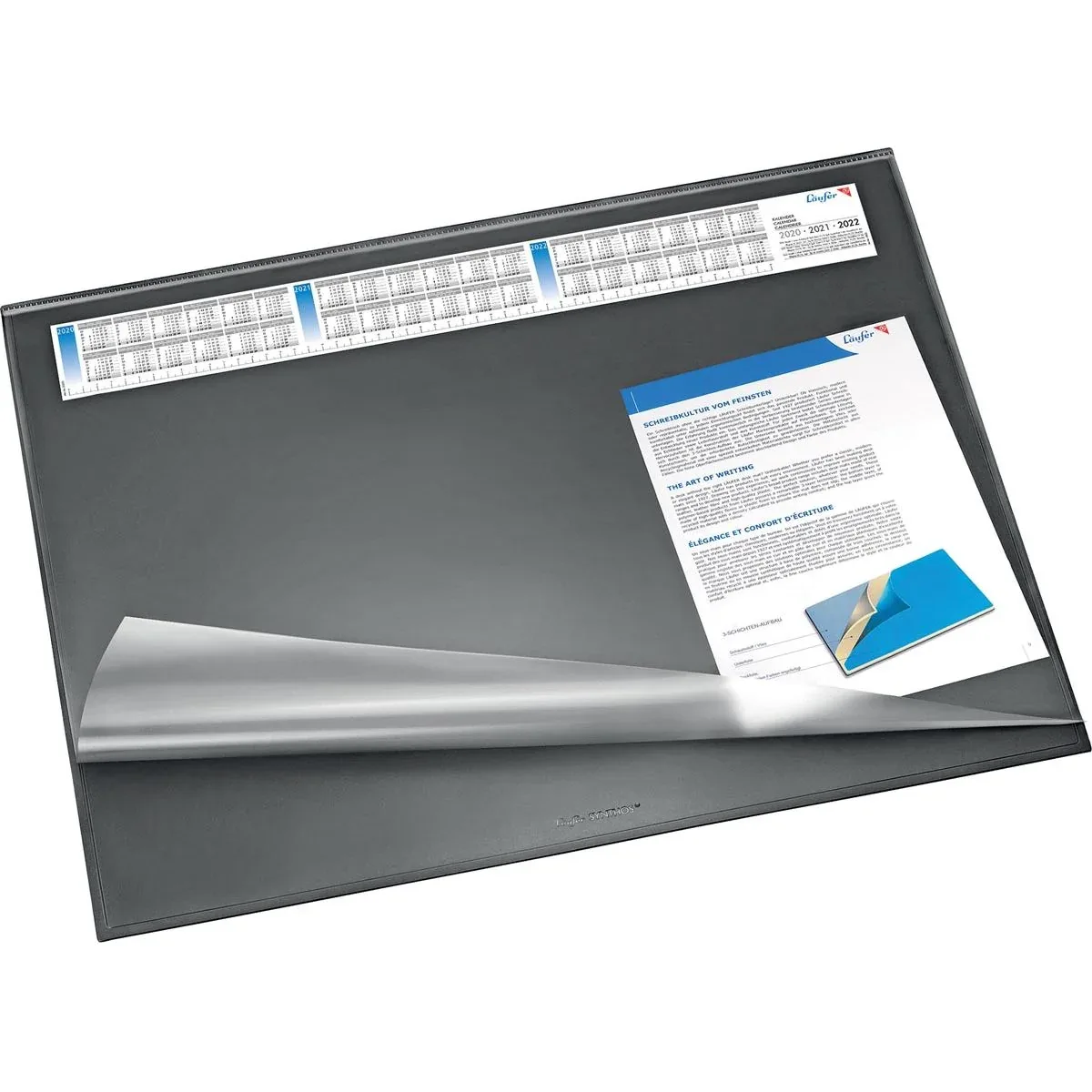 Synthos onderlegger met folie, ft 52 x 65 cm, zwart fra Läufer – produktbillede