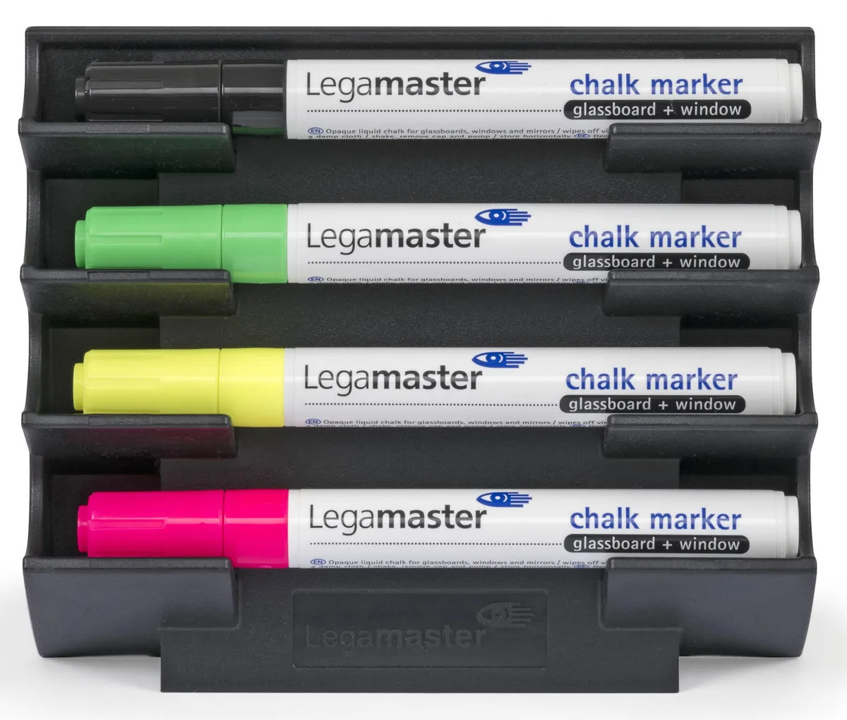 magnetischer Stiftehalter 12,0 x 4,0 x 15,5 cm schwarz de Legamaster – photo produit