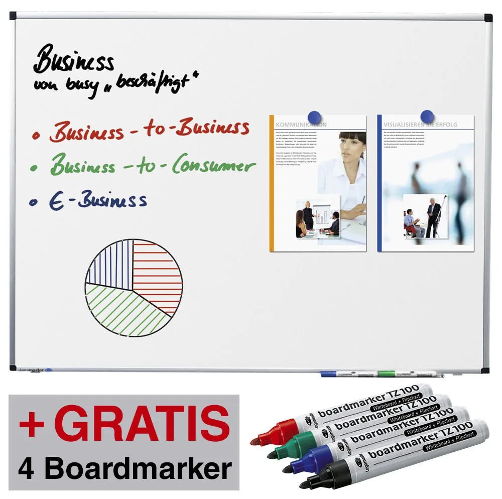 Whiteboard PREMIUM 100,0 x 75,0 cm weiß fra Legamaster – produktbillede