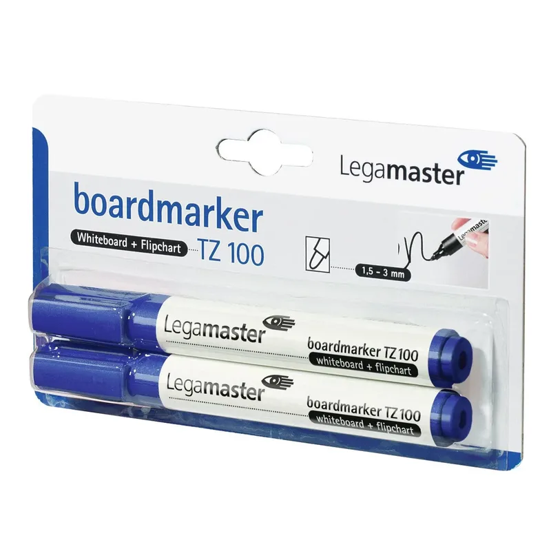 Whiteboardmarker legamaster tz100 2mm 2st bl | 10 stuks de Legamaster – photo produit