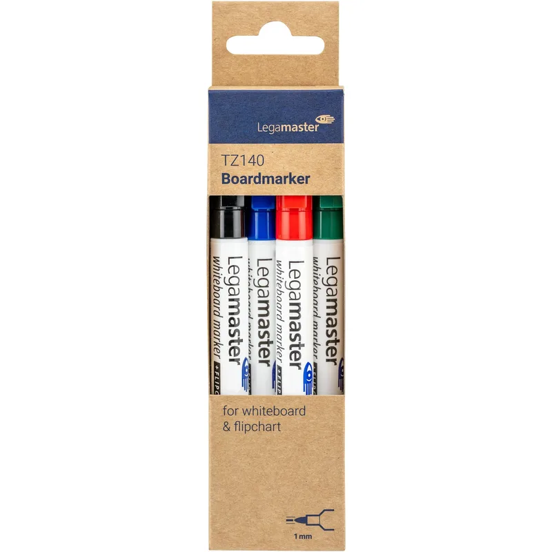 Whiteboardmarker legamaster tz140 1mm 4st ass | 10 stuks by Legamaster – product photo