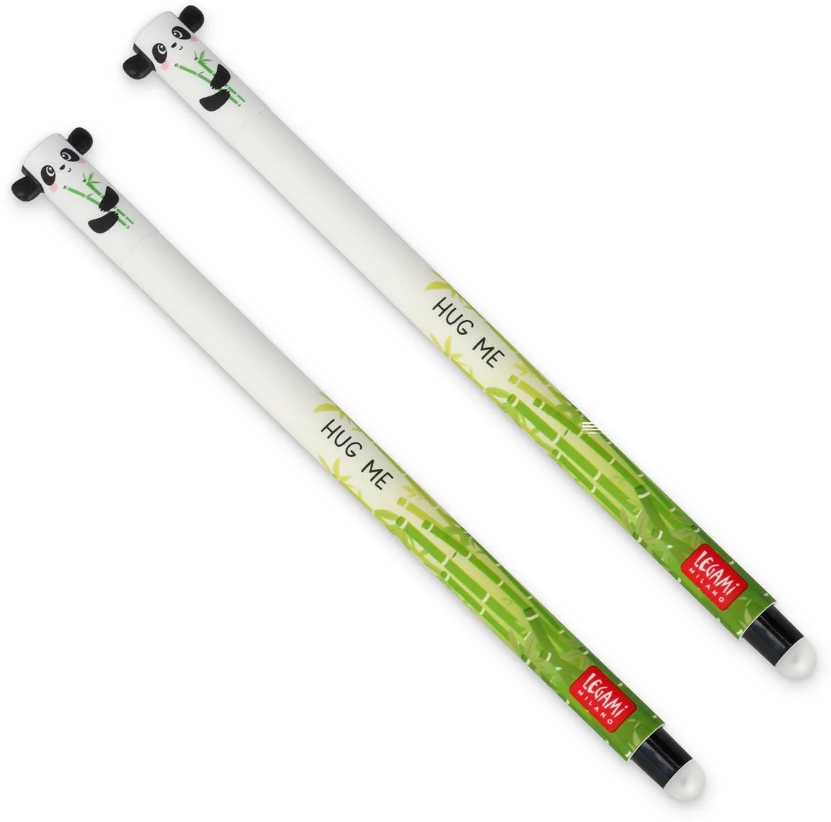 2 Uitwisbare gelpen Panda by Legami in Multicolour – product photo