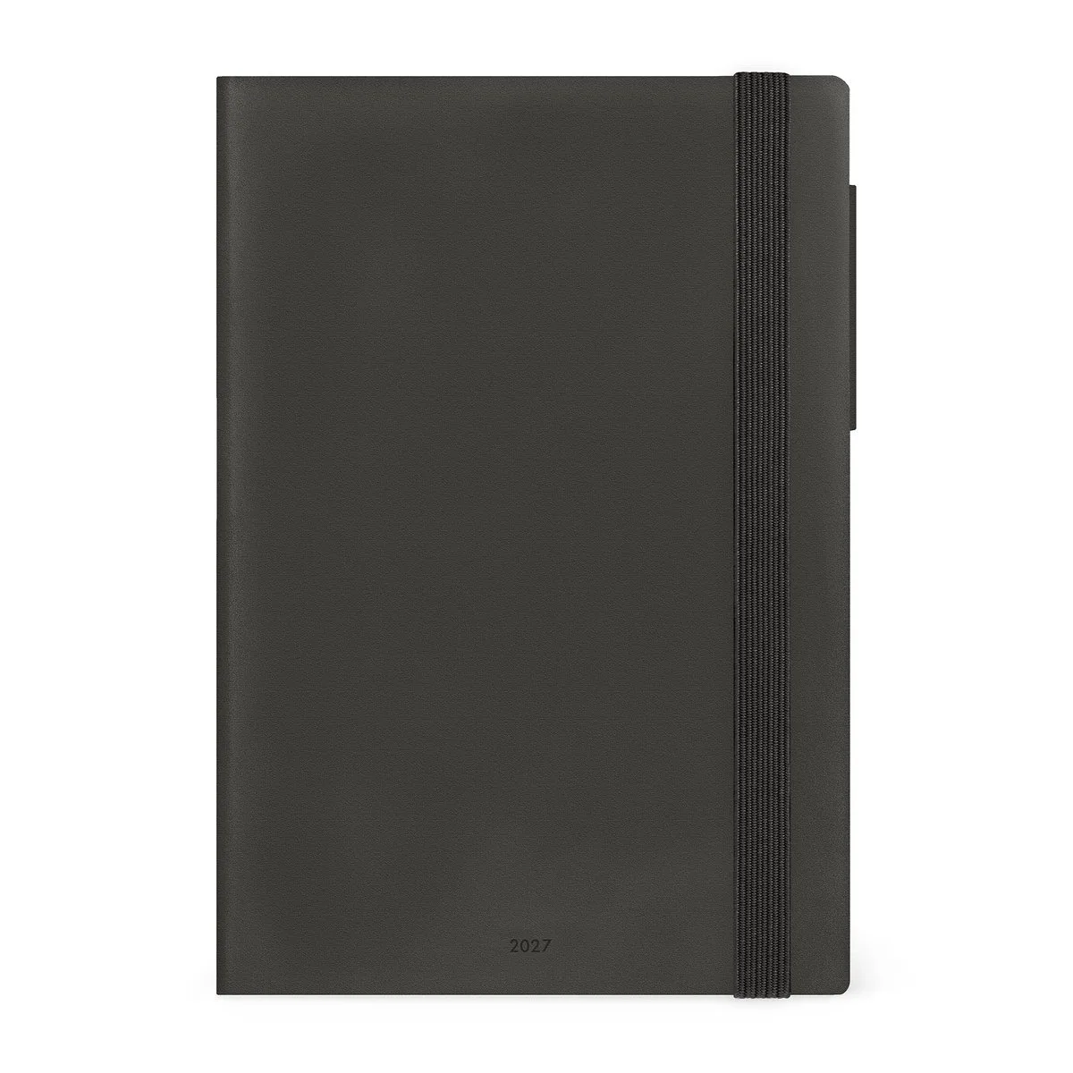 AGENDA 2027 - Week op 2 pagina's - verticaal - 12x18cm - hardcover - black suit by Legami in Black – product photo