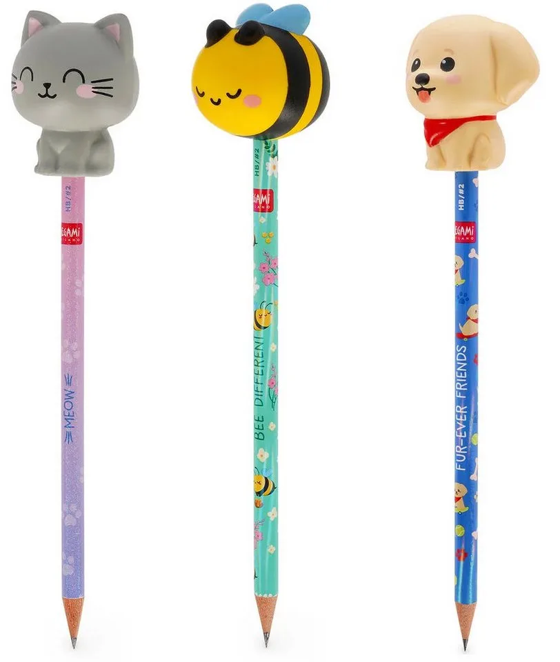 Bleistift Squeezies Anti-Stress 3er Set, (3-tlg) fra Legami – produktbillede