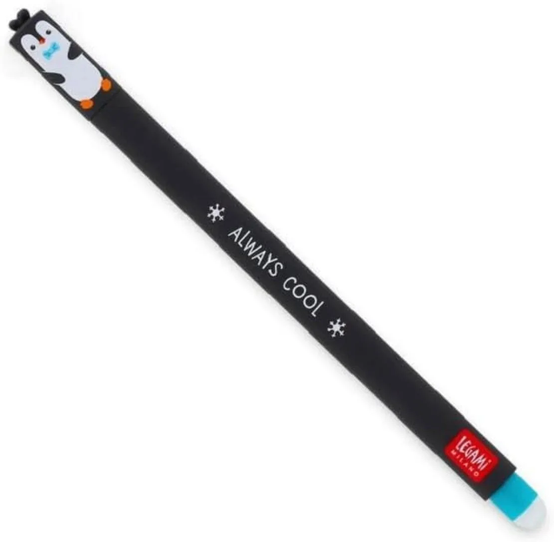 Buntstift LEGAMI Erasable Gel Pen Löschbarer Gelstift – Penguin fra Legami – produktbillede