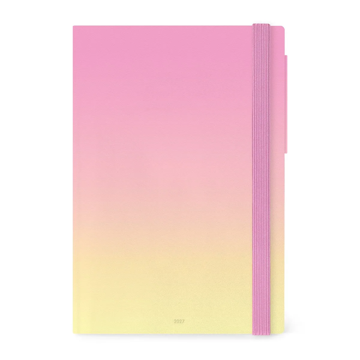 BUREAU AGENDA 2027 - Dag op 1 pagina - 17x24cm - Sunrise Lover van Legami in Geel roze – productfoto