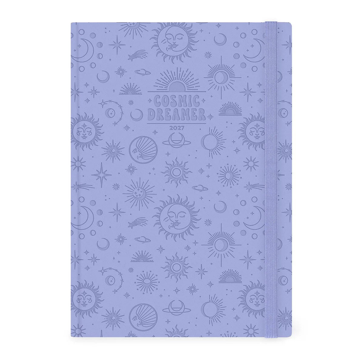 BUREAU AGENDA 2027 - Dag op 1 pagina - 21X30cm - 13 maanden - Cosmic Lilac by Legami in Purple – product photo