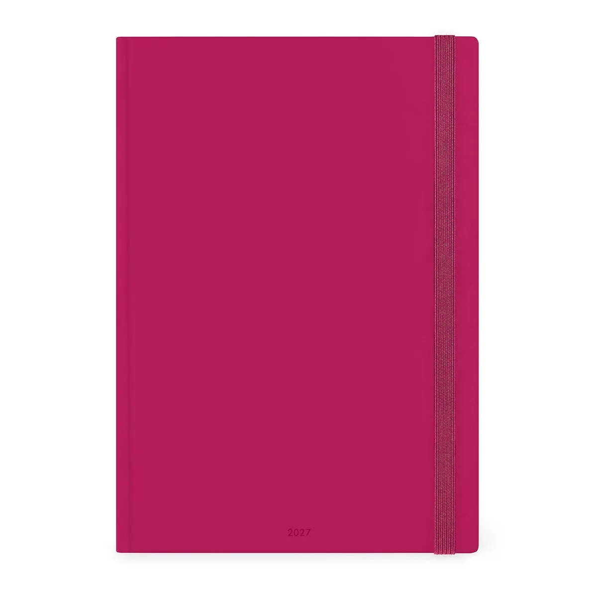BUREAU AGENDA 2027 - Dag op 1 pagina - 21X30cm - 13 maanden - Raspberry Jam by Legami in Frambozen rood – product photo