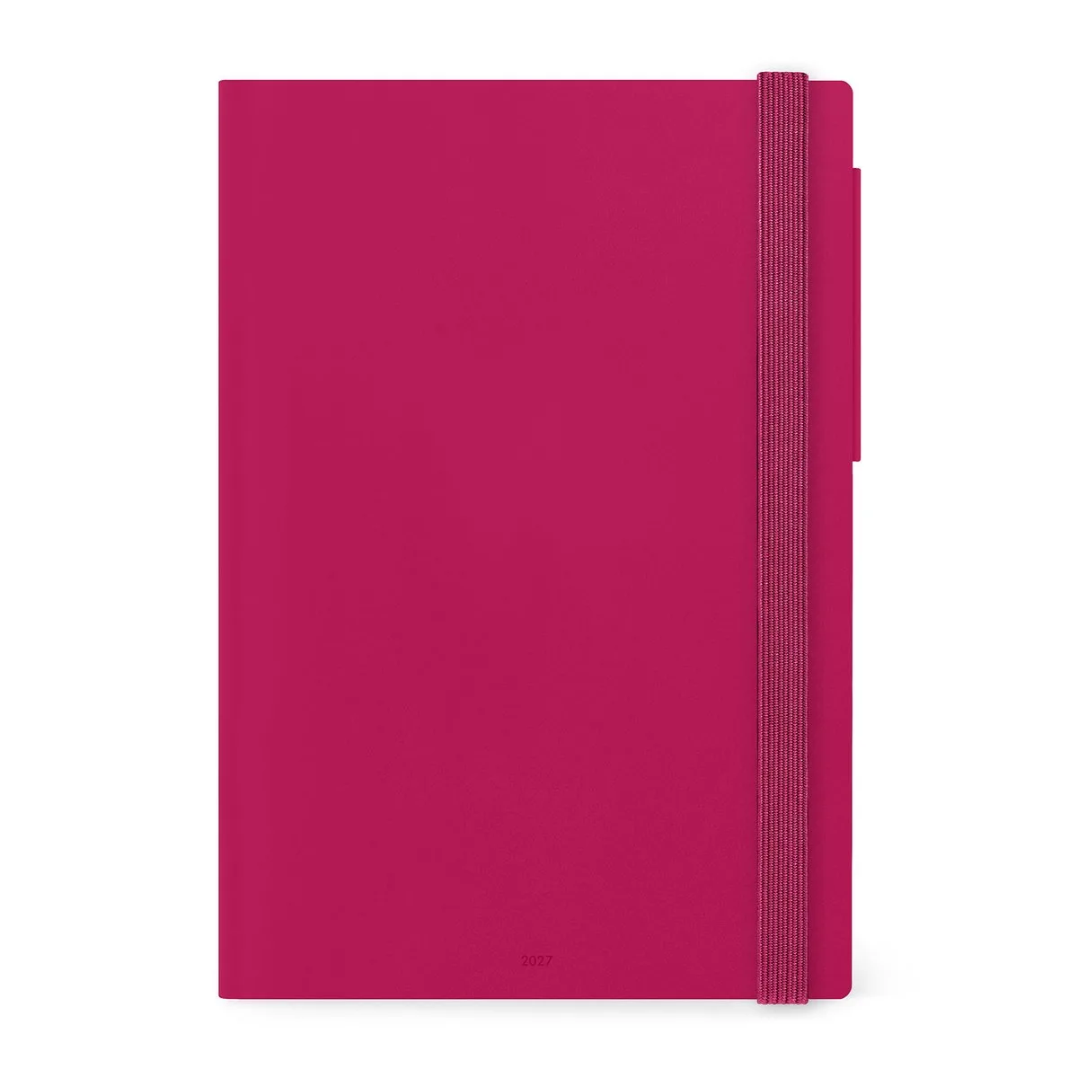 BUREAU AGENDA 2027 - WEEK & DAG indeling - 17x24cm - Raspberry Jam van Legami in Frambozen rood – productfoto