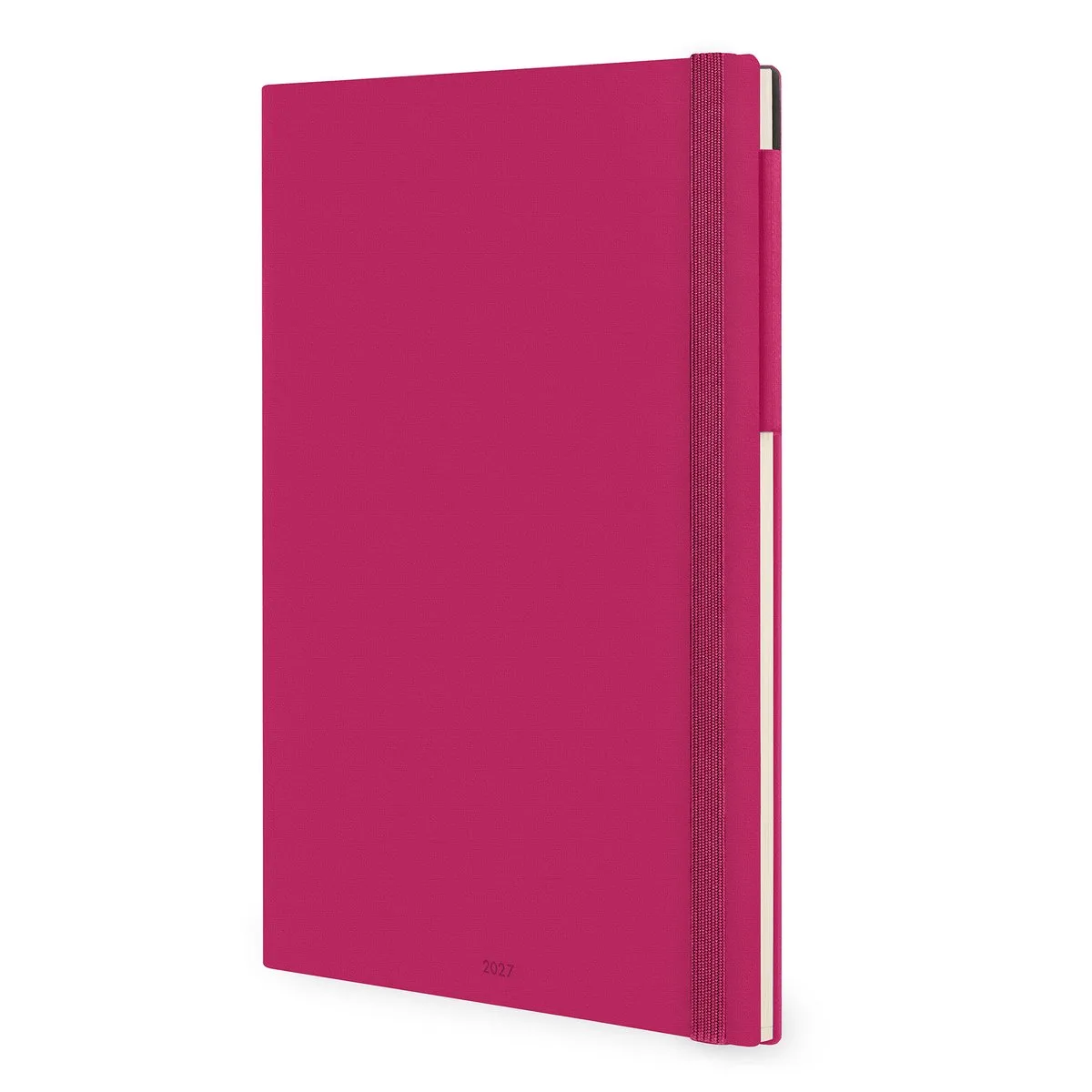 BUREAU AGENDA 2027 - WEEK op 2 pagina's - 20x27cm A4 - Raspberry Jam van Legami in Frambozen rood – productfoto