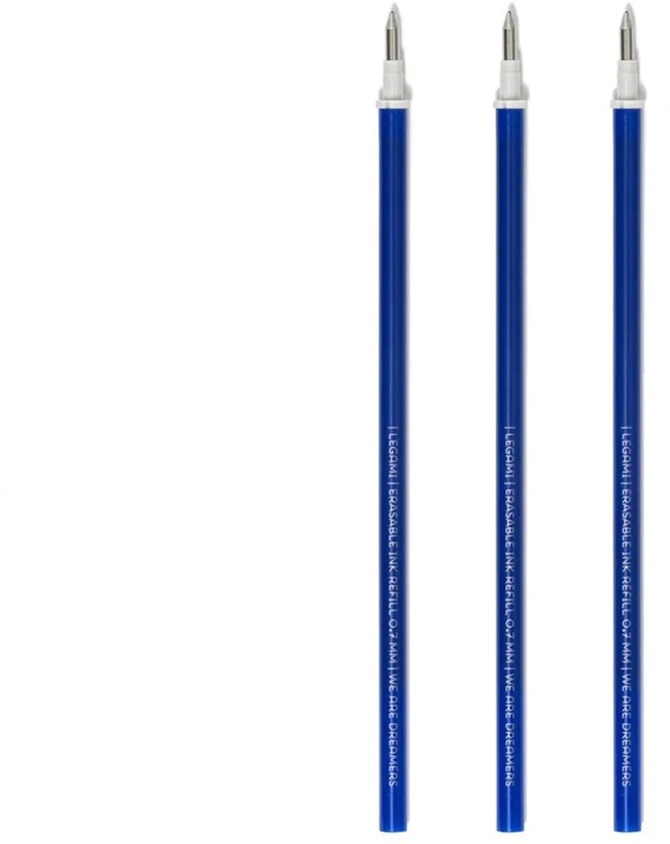 Erasable Pen Refills - 3 stuks - Navulling fra Legami i Blå – produktbillede