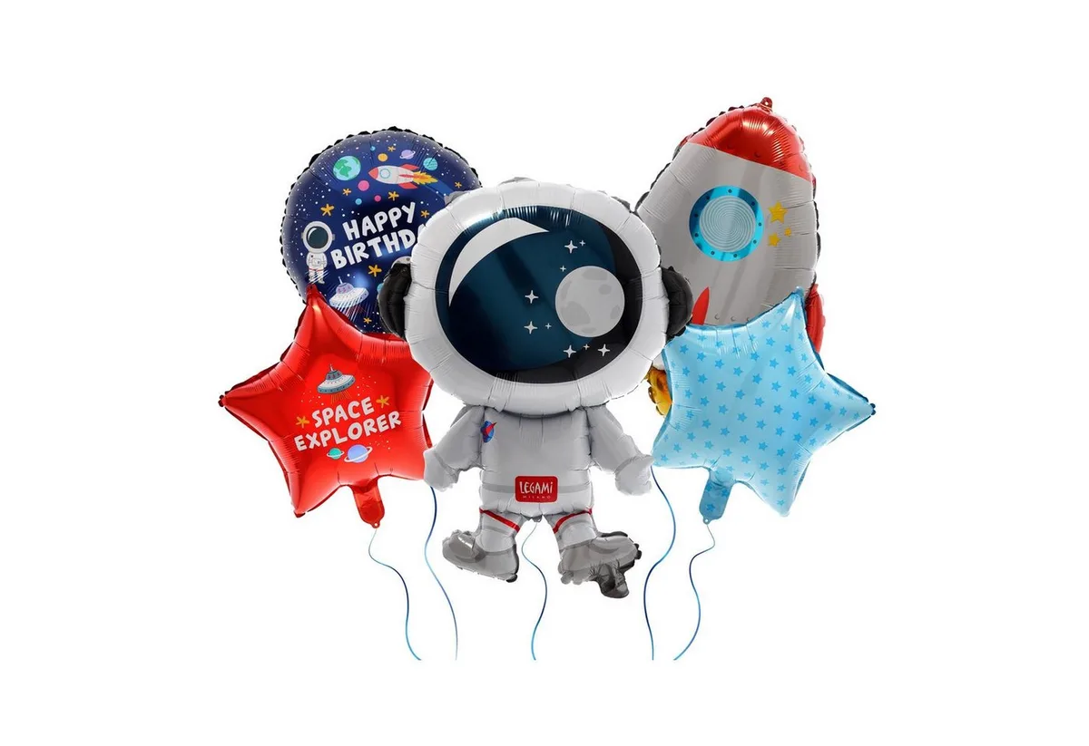 Filzstift Legami 5er Set Ballons - Let's Party! - Weltall fra Legami – produktbillede