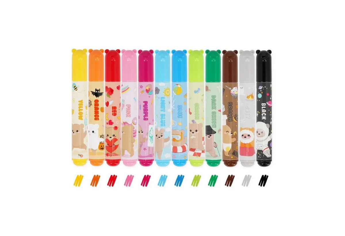 Filzstift Legami Filzstifte - Teddy Friends- Teddybär - 12er Set de Legami en Multicolore – photo produit