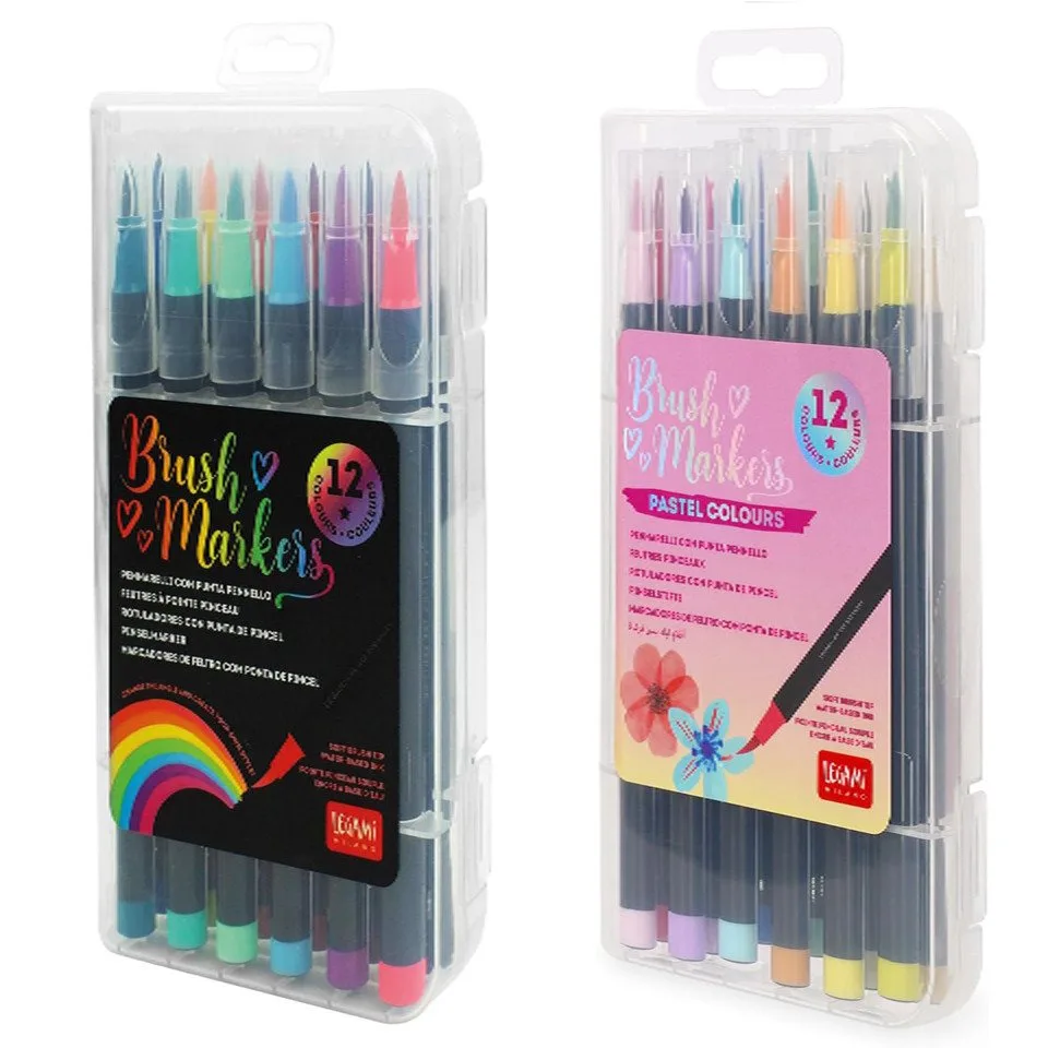 Filzstift Legami - Set mit 24 Filzstiften - 12 Pastellfarben und 12 Leuchtfarben, (2-tlg) von Legami – Produktfoto