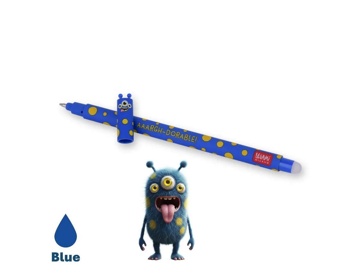 Gelroller Löschbarer Gelstift von Legami in Blau – Produktfoto