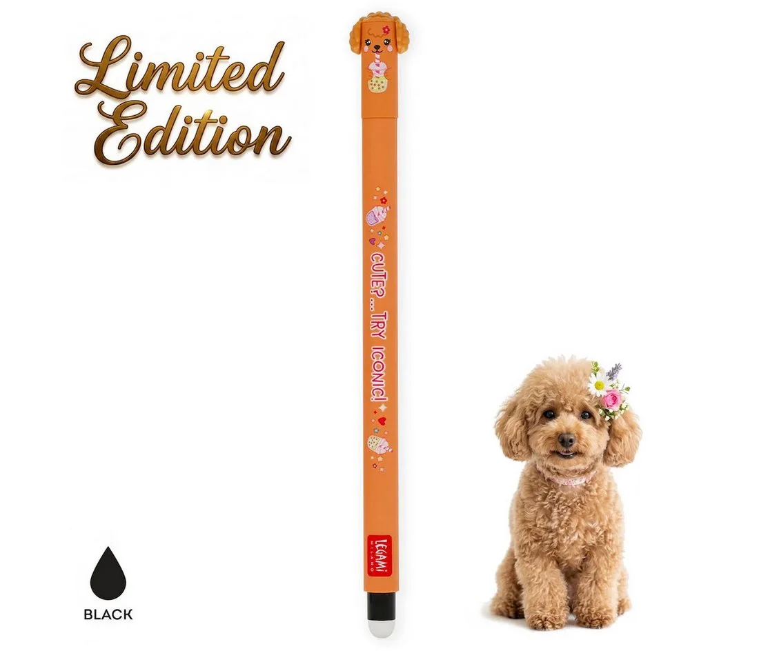 Gelroller Löschbarer Gelstift fra Legami i Limited Edition Pudel – produktbillede