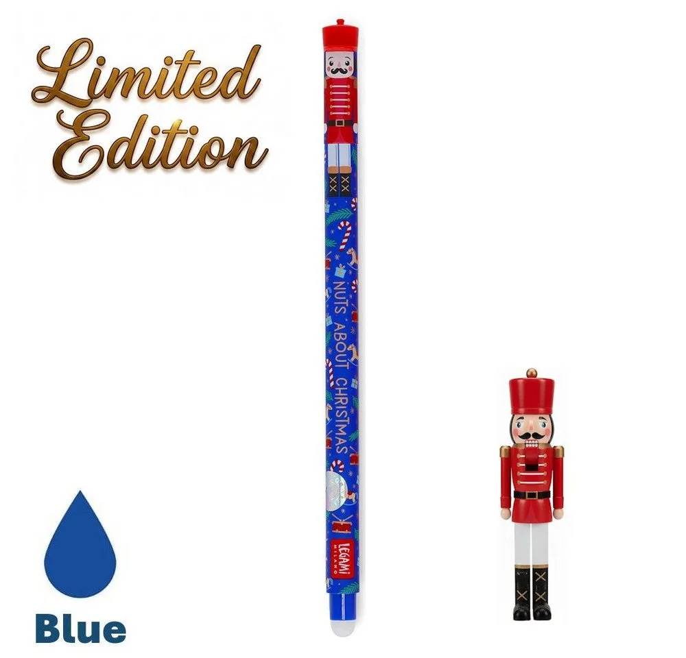 Gelroller Löschbarer Gelstift von Legami in Limited Edition Weihnachten Nussknacker – Produktfoto