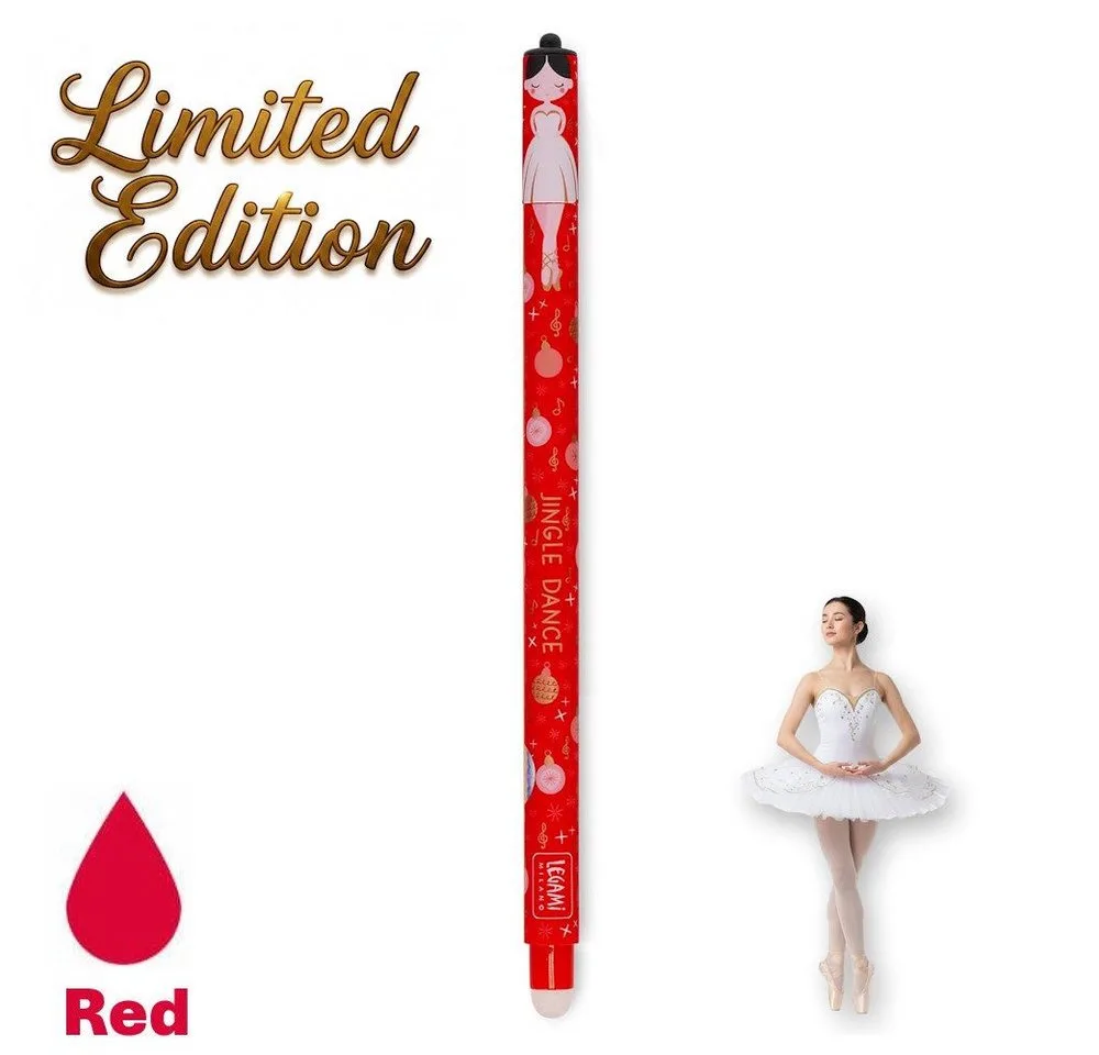 Gelroller Löschbarer Gelstift de Legami en Limited Edition Weihnachten Tänzerin – photo produit