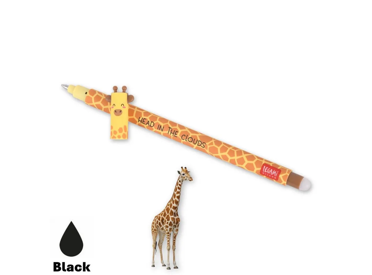 Gelroller Löschbarer Gelstift von Legami in Schwarz – Produktfoto