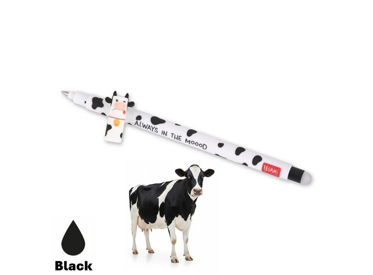 Gelroller Löschbarer Gelstift von Legami in Schwarz – Produktfoto