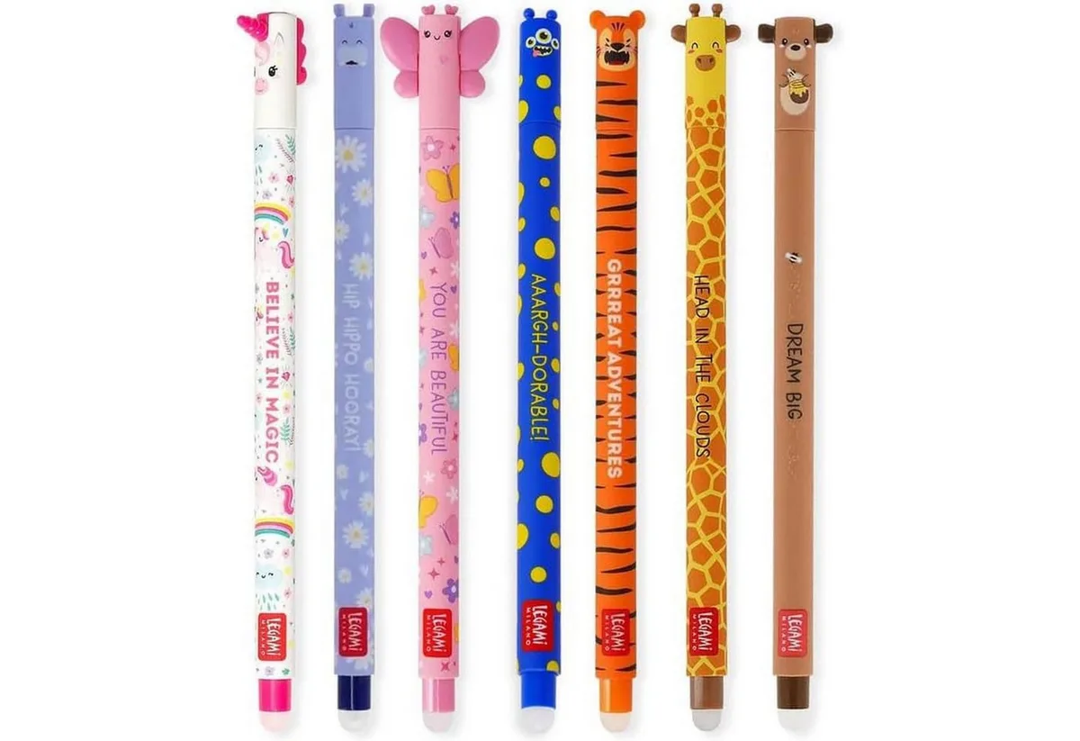 Gelschreiber LEGAMI 7er Set Gel Schreiber Stifte Stärke M 0,7mm v6 fra Legami – produktbillede