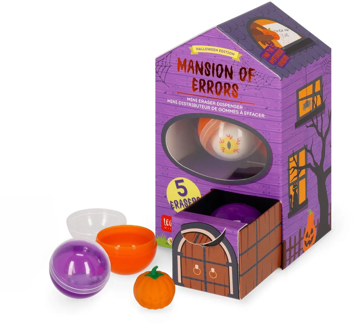 Halloween - Mini gummen dispenser - Mansion of Errors de Legami – photo produit