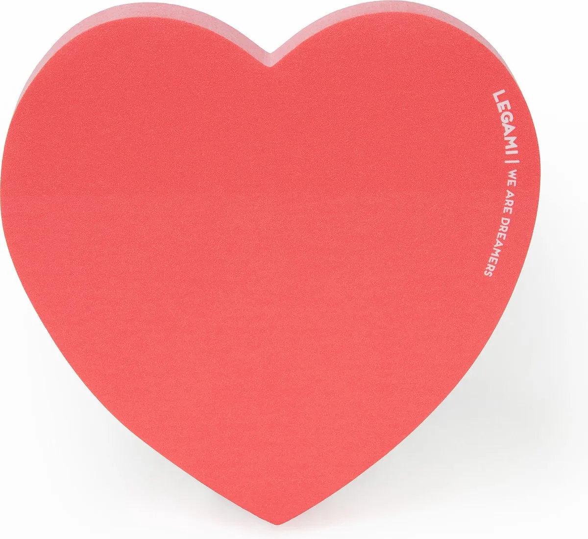 Lovely Notes Notitieblok - hartje fra Legami i Rød – produktbillede