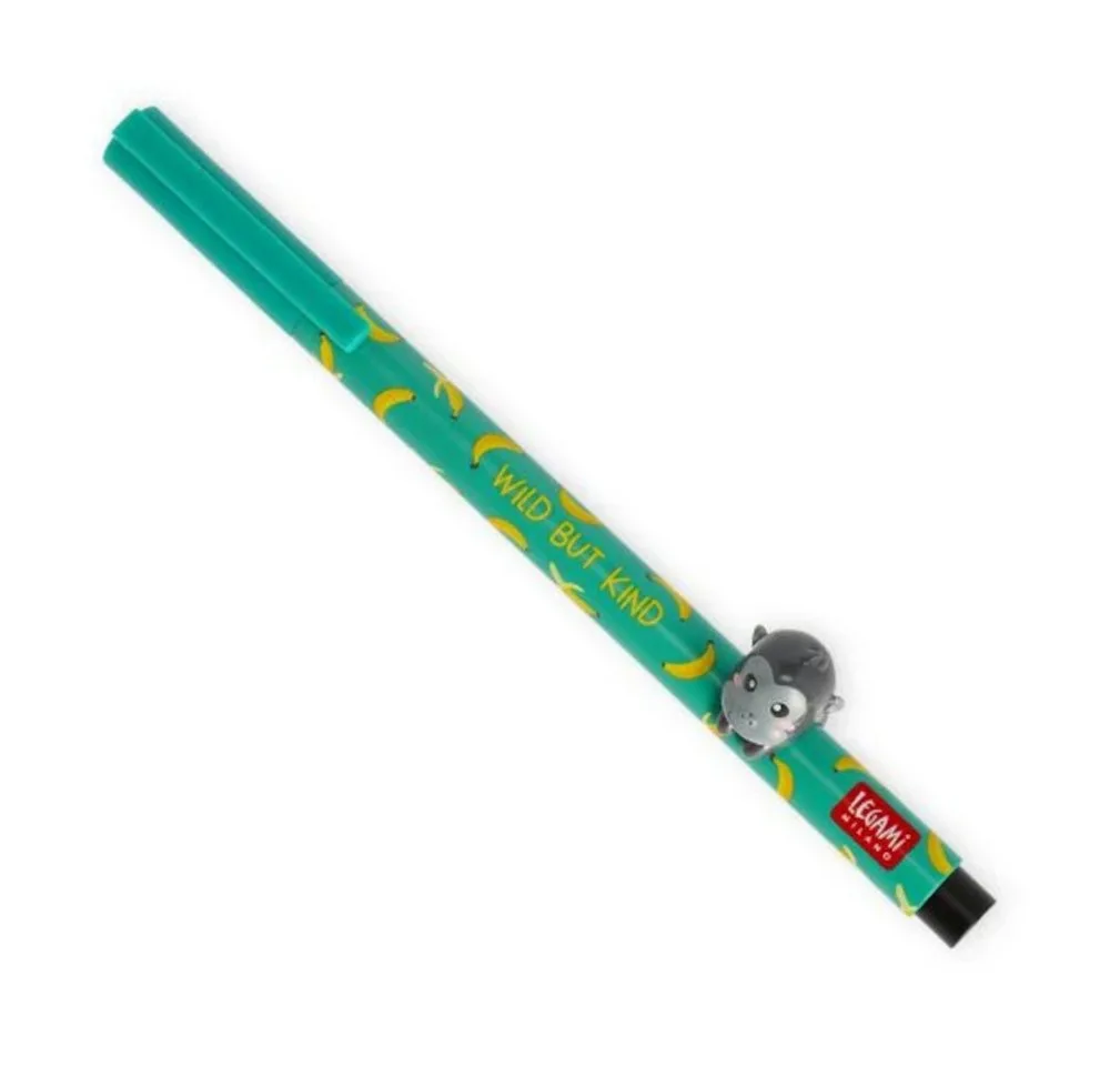 Marker Legami Lovely Friends Gelstift Gorilla – 0,5 mm Schwarz de Legami – photo produit