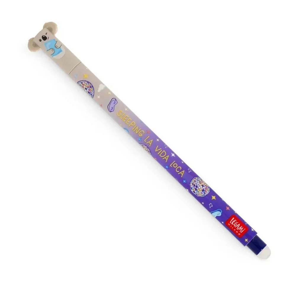 Marker LEGAMI Radierbarer Gelstift Koala, blau, 0,7 mm fra Legami – produktbillede