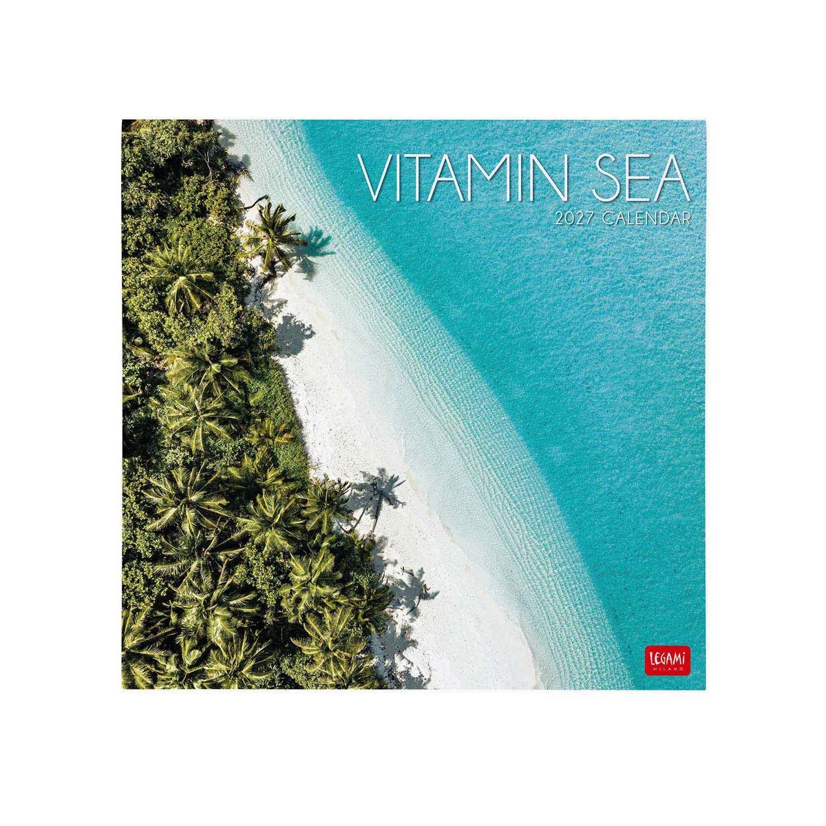 Natuur & Landschap - Vitamin Sea Kalender 2027 fra Legami i Groen lichtblauw – produktbillede