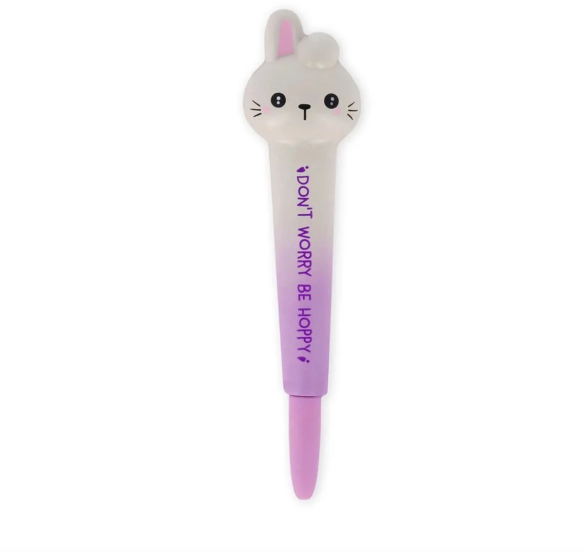 SQUISHY GEL PEN - SQUEEZIES - BUNNY fra Legami i Lilla – produktbillede