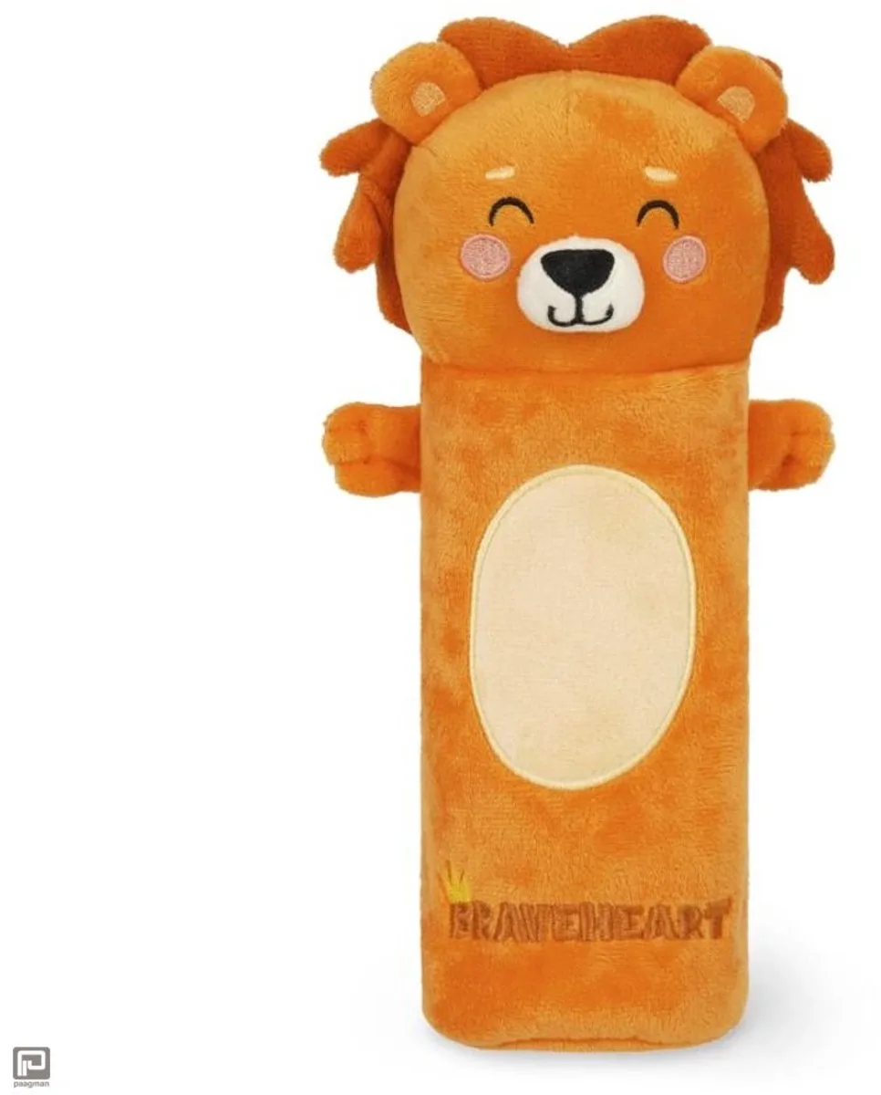 super soft pencil case leeuw från Legami i Orange – produktbild