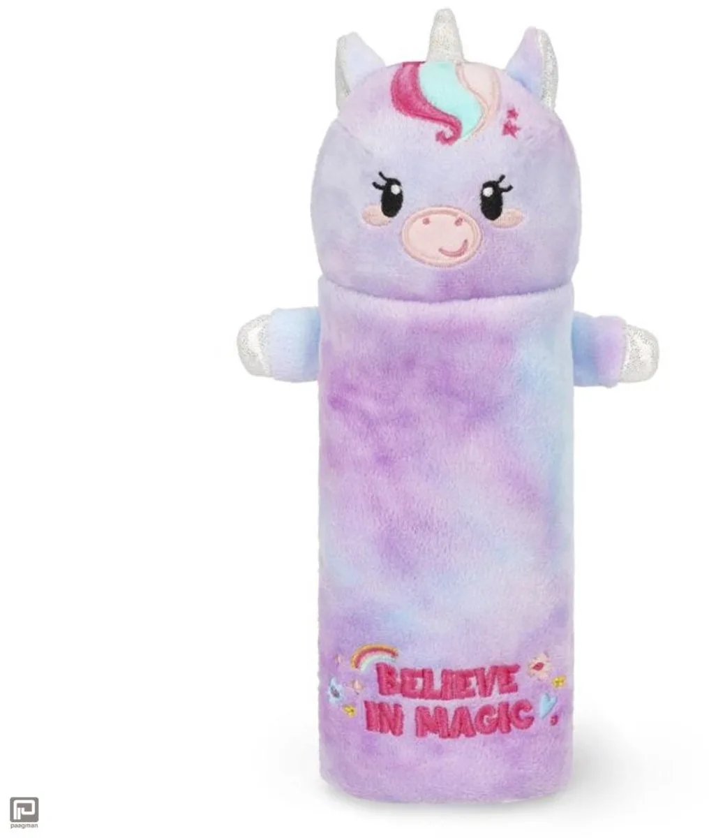 super soft pencil case unicorn fra Legami i Lyserød, Lilla – produktbillede