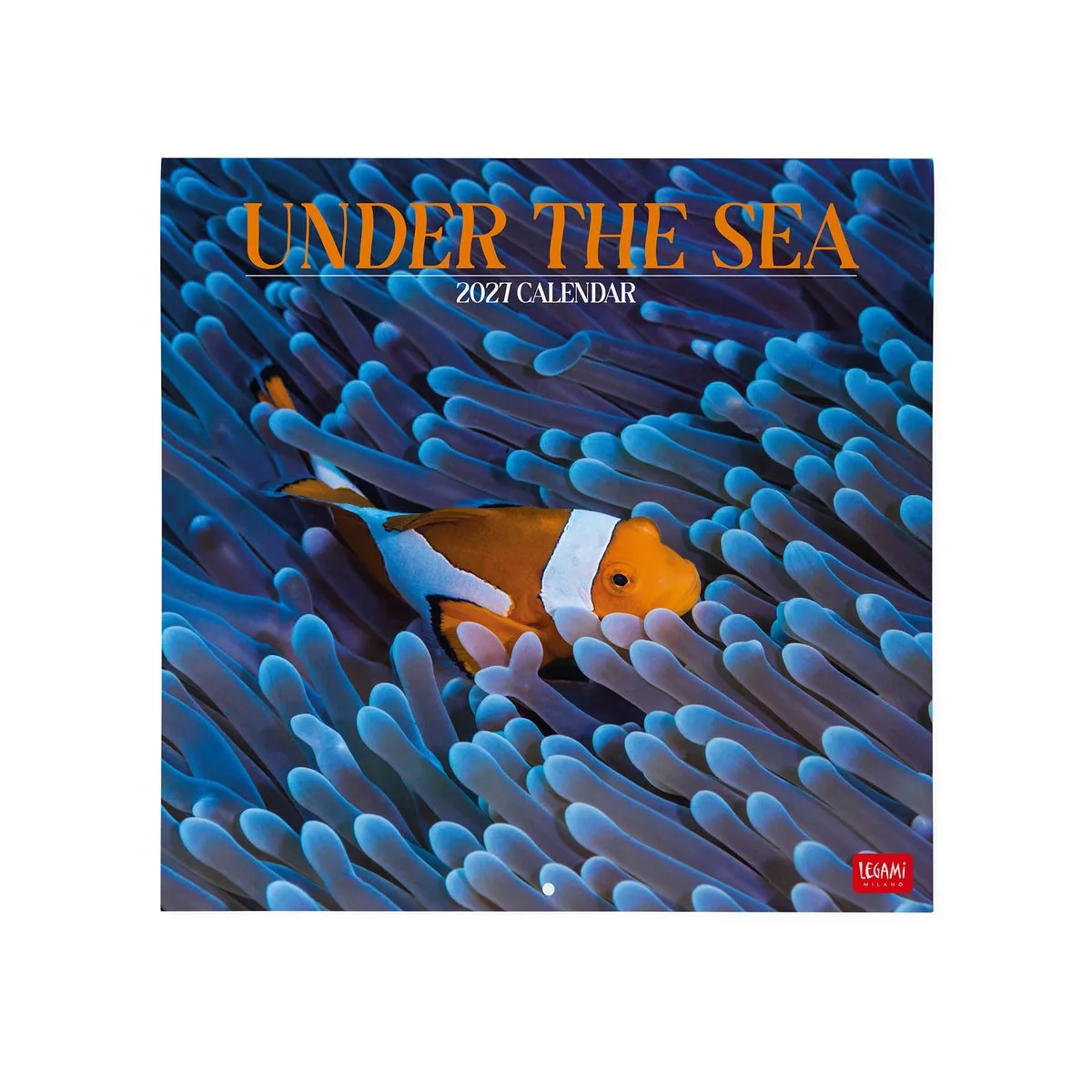 Under the See Kalender 2027 de Legami en Blauw oranje – photo produit