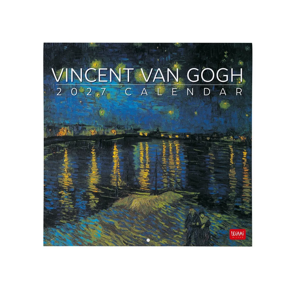 Vincent van Gogh Kalender 2027 van Legami in Blauw zwart – productfoto