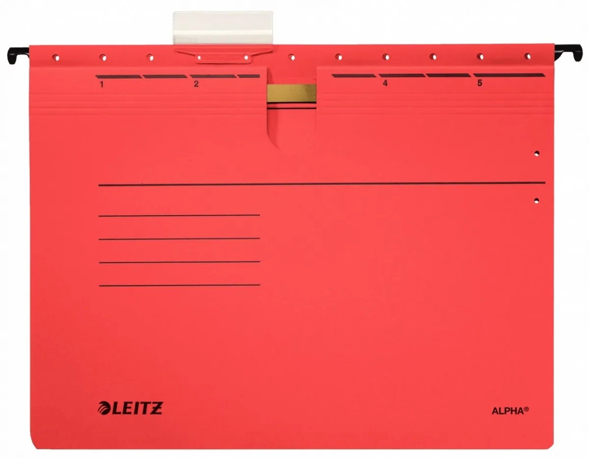 A4 Hangmap 348x270mm 225g/m2 Rood von Leitz – Produktfoto
